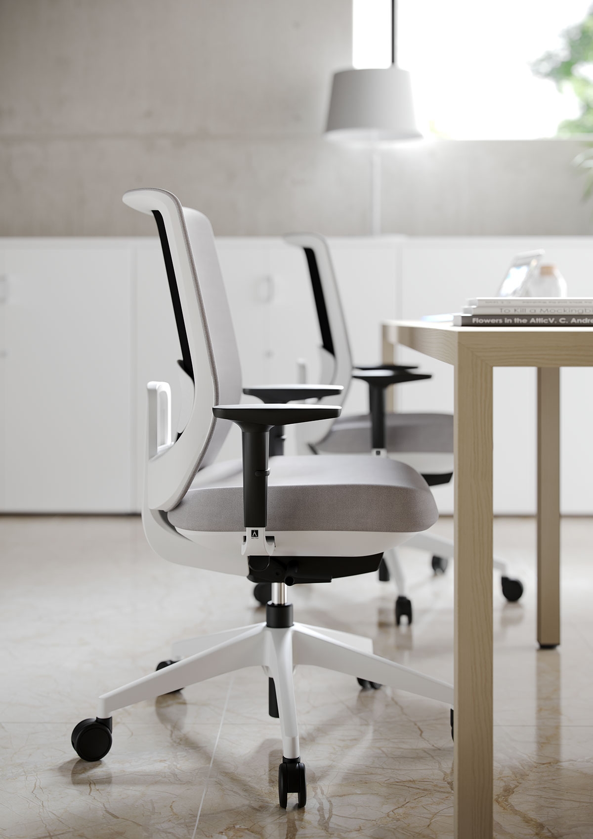 Trim Series 50 Gaslift/Synchro Adjustable Swivel Office Chair
