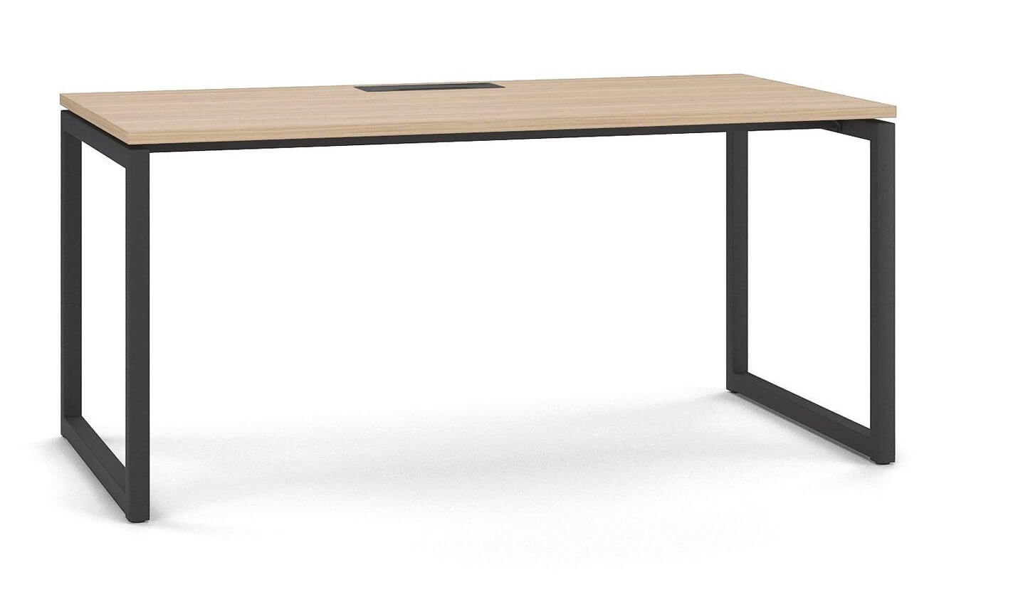 Nova O 62.9" Straight Office Desk w/Metal Frame
