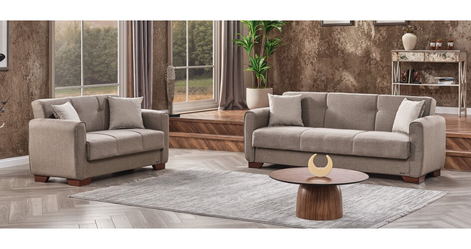 Sirius Polyester Convertible Sofa