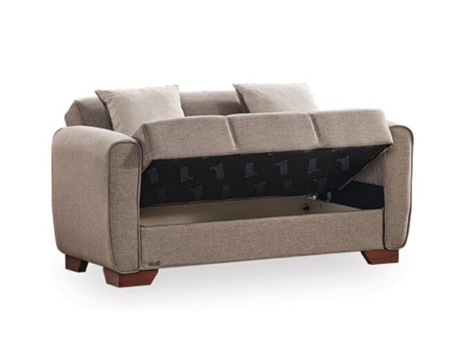 WRS Sirius Polyester Convertible Living Room Set (Sofa & Loveseat)