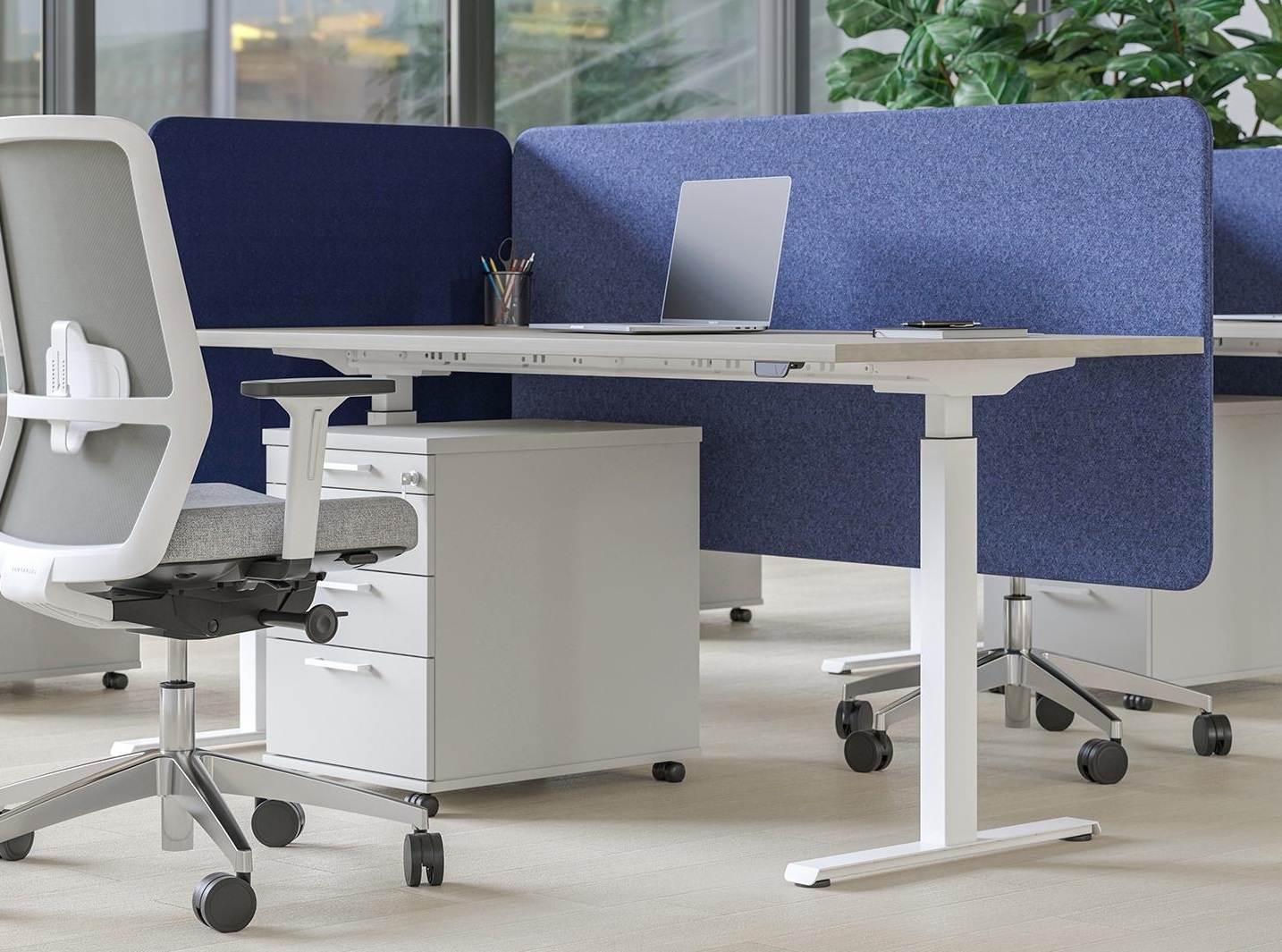 B-Active W63" Home/Office Sit-Stand Desk