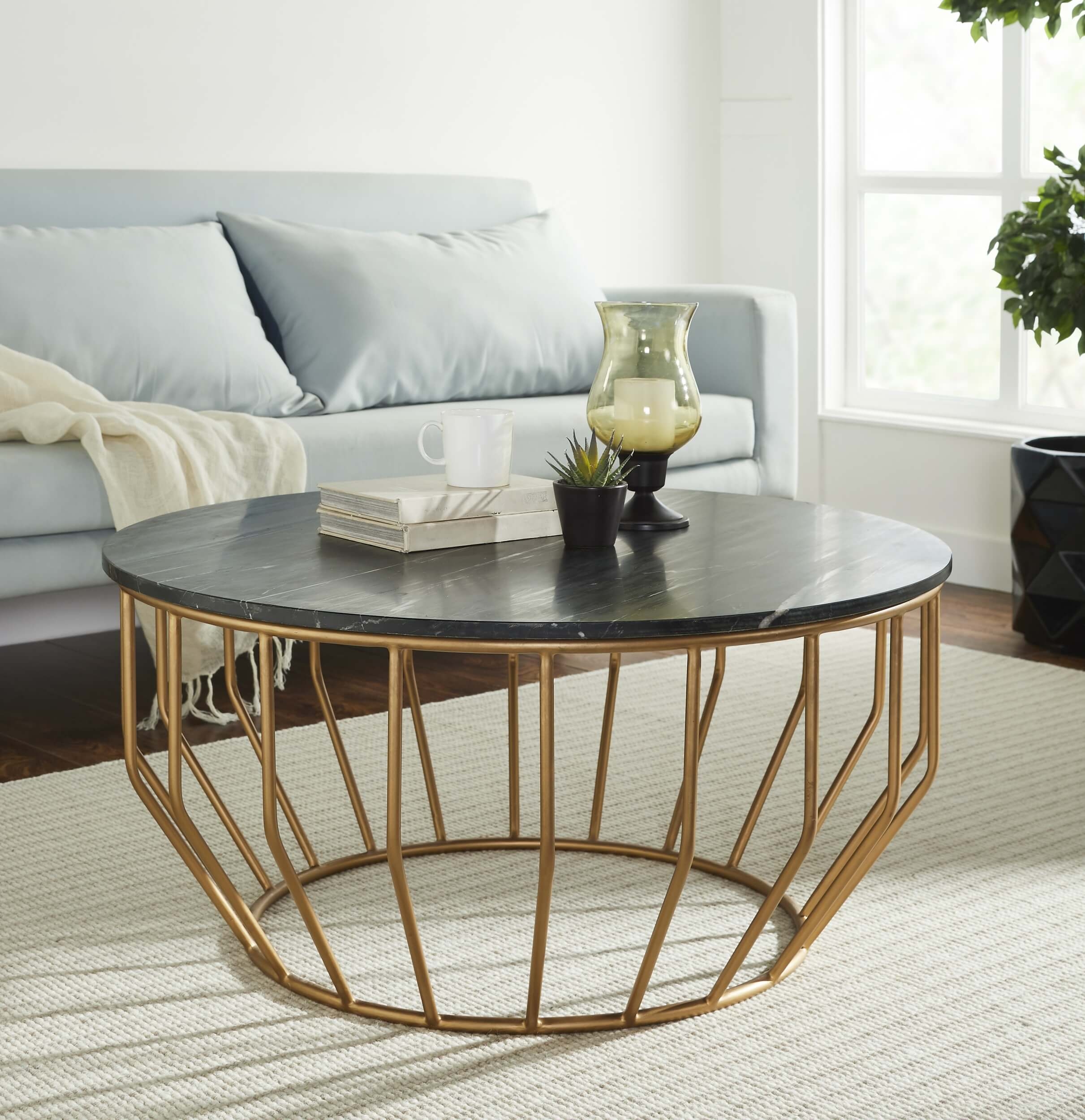 Golden Leaf Coffee Table
