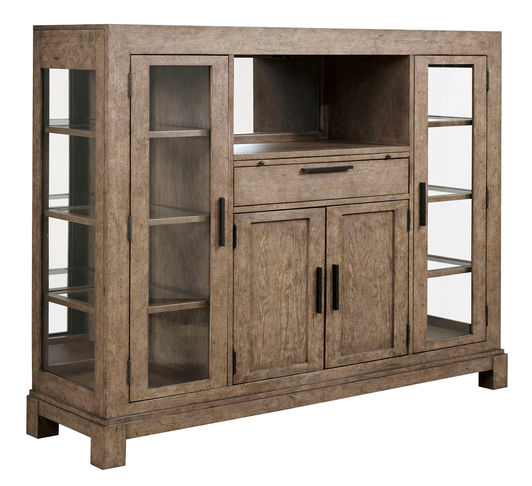 Skyline Knox Round Wood Extendable Dining Room Set