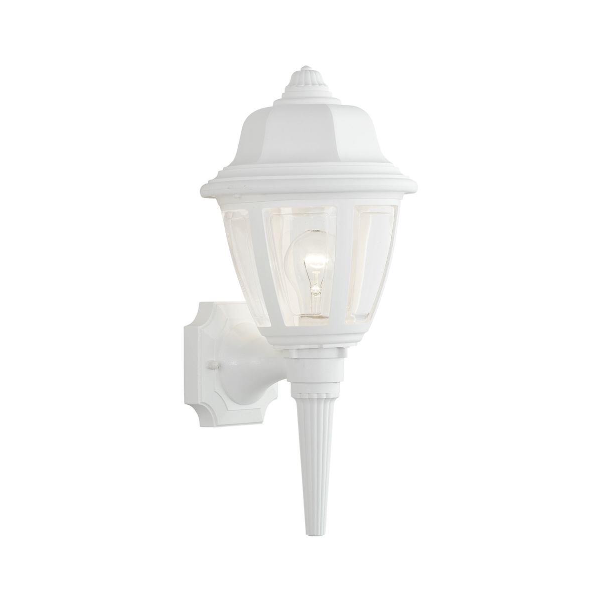Essentials 1-Light Outdoor Wall Lantern, Configuration 2