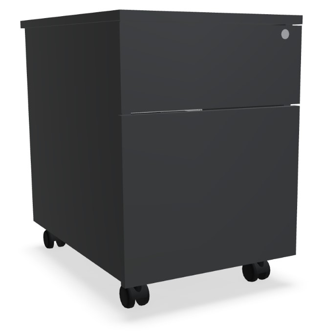 Mito Office Lockable Mobile Pedestal w/Drawers & Pencil Tray