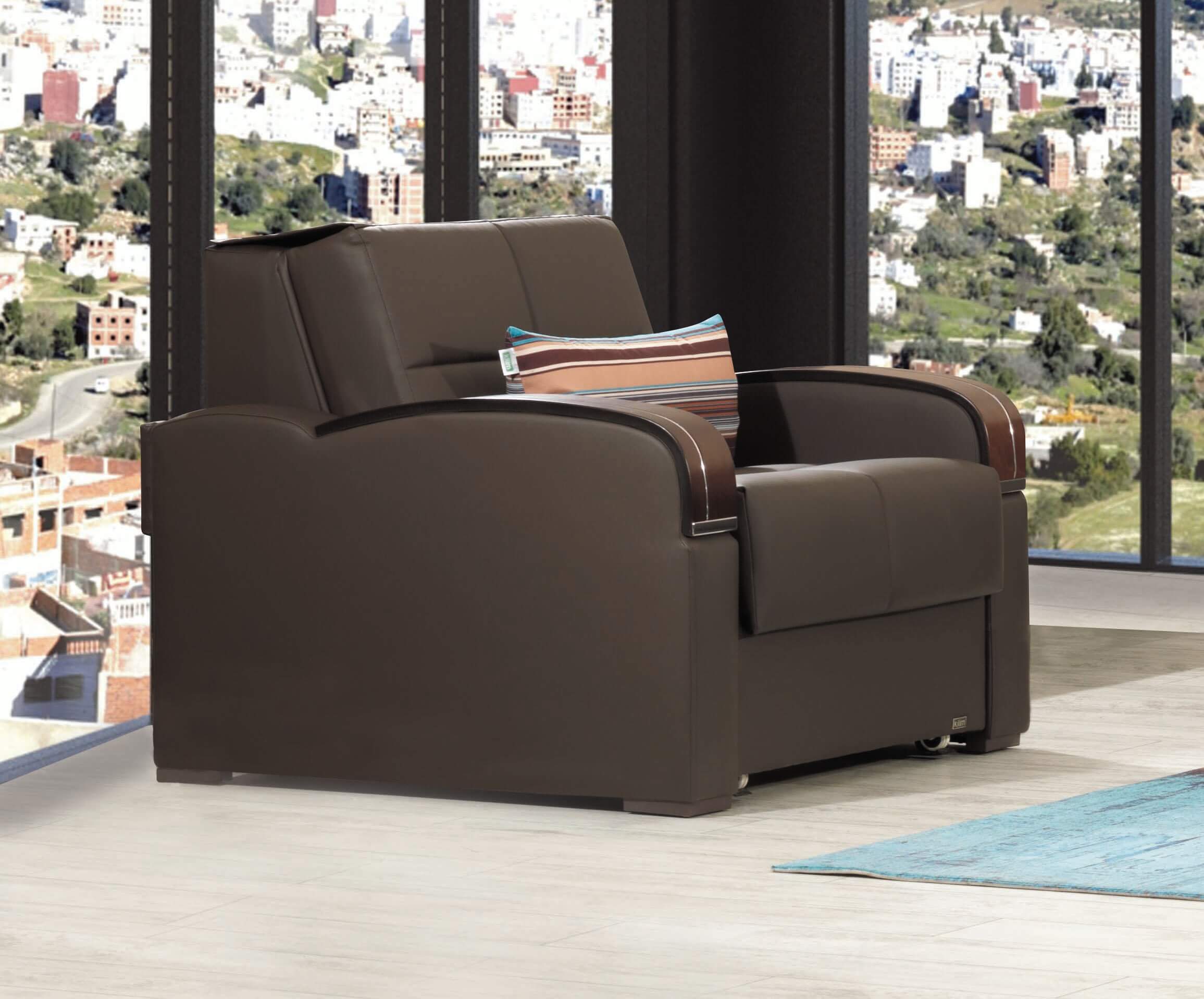 Sleep Plus PU Convertible Chair