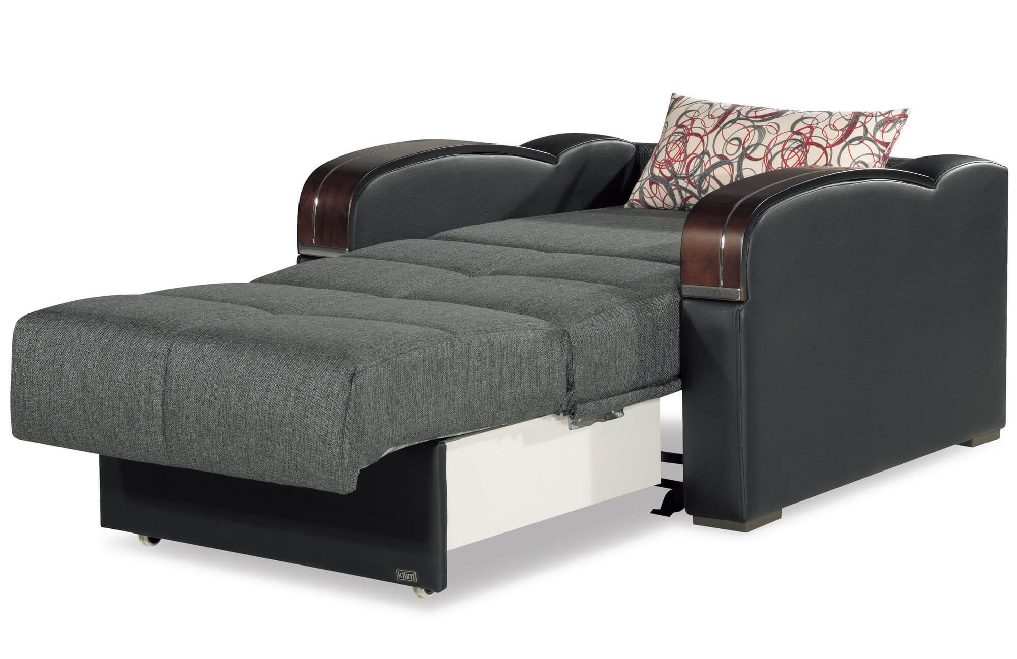 Sleep Plus Fabric/PU Convertible Chair