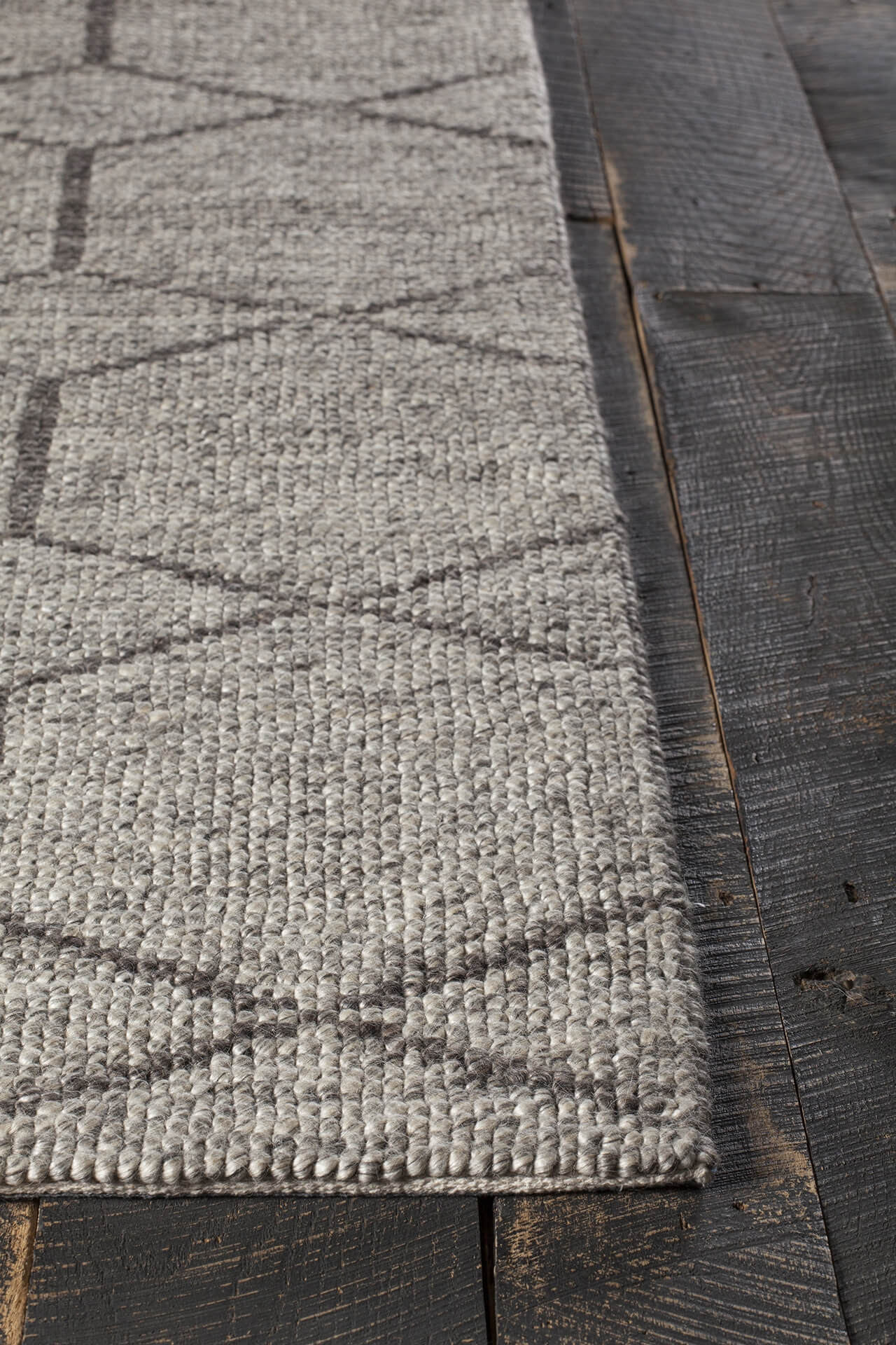 Slone Wool/Viscose Rectangular Handmade Rug, 7'9" x 10'6"