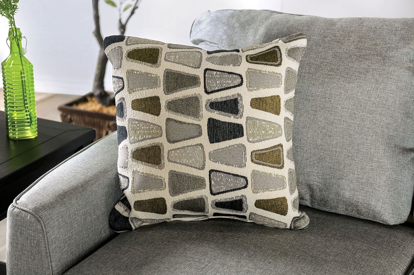 Bridie Fabric L-Shape Sectional Sofa