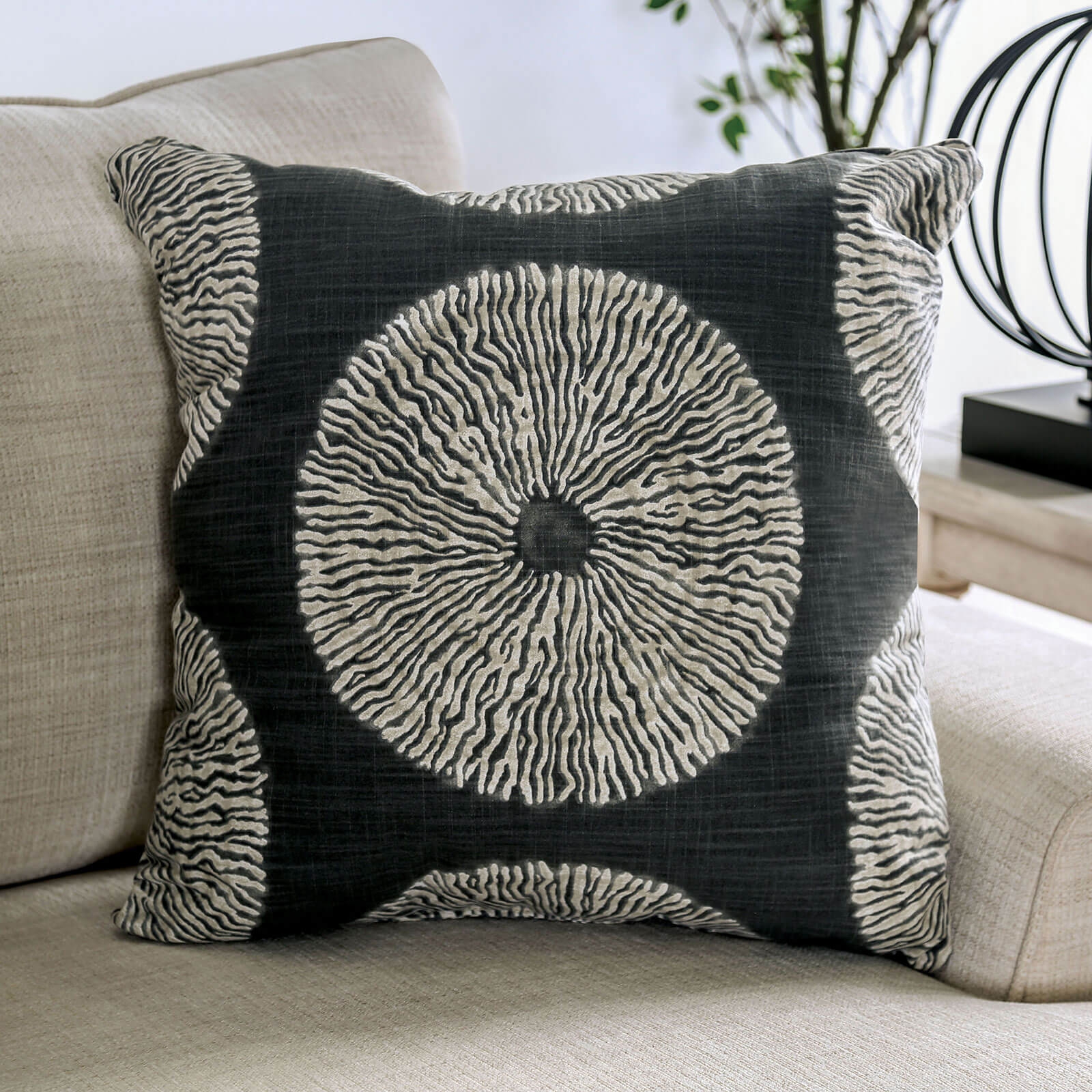 Germaine Chenille Fabric Loveseat