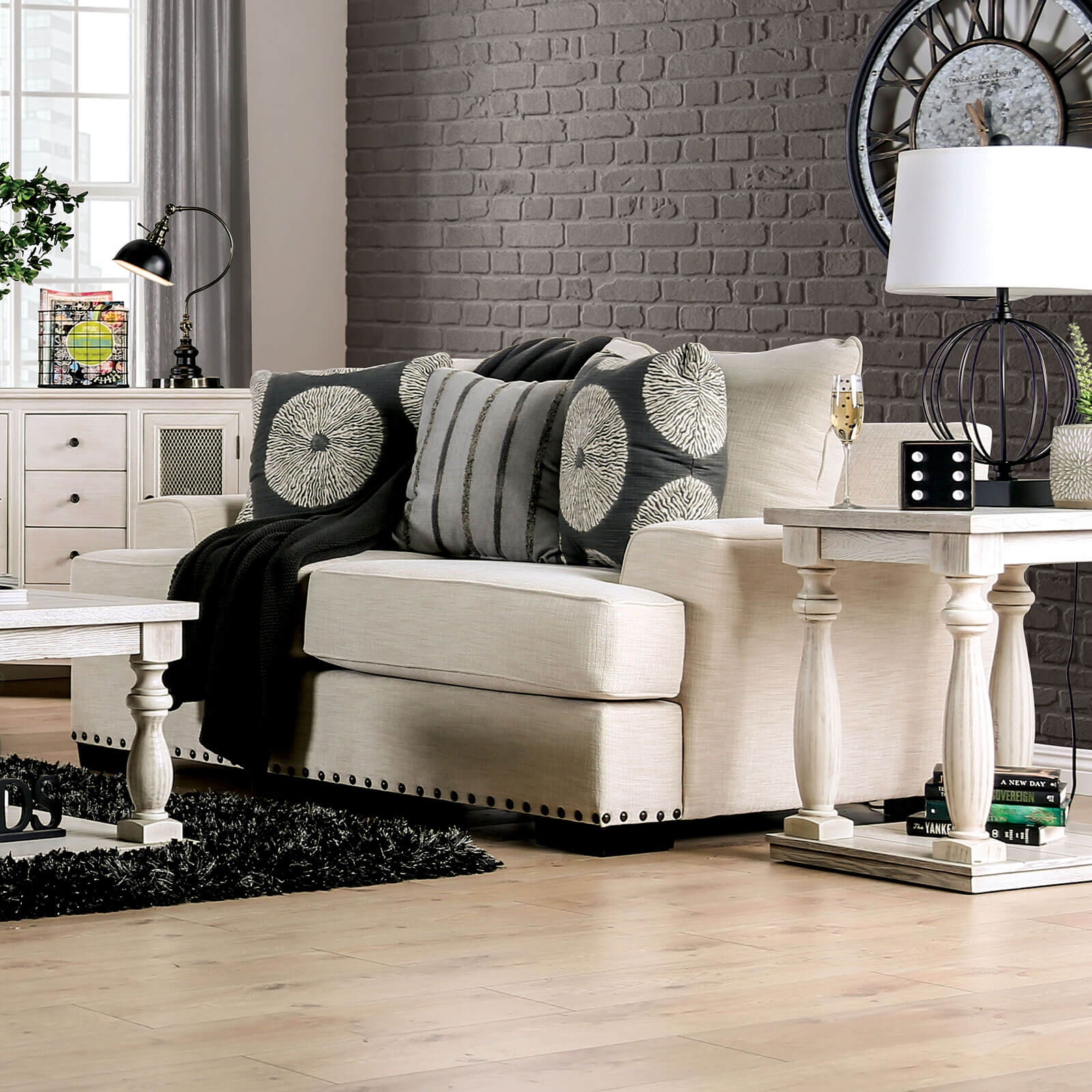 Germaine Fabric Living Room Set