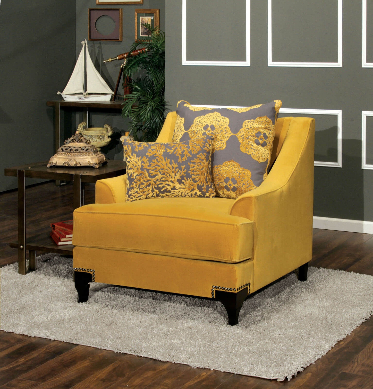 Viscontti Fabric Living Room Set