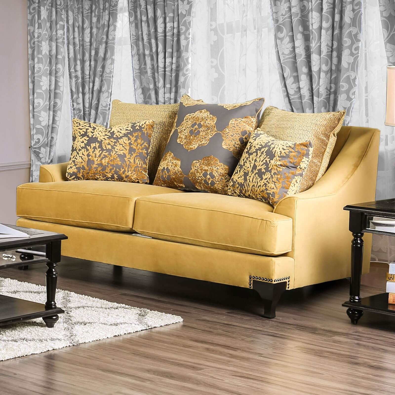 Viscontti Fabric Living Room Set