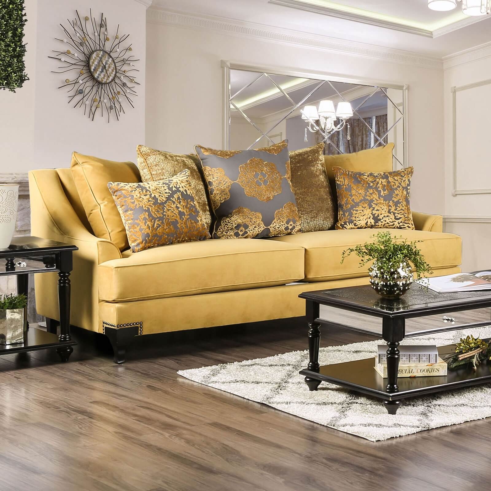 Viscontti Fabric Living Room Set