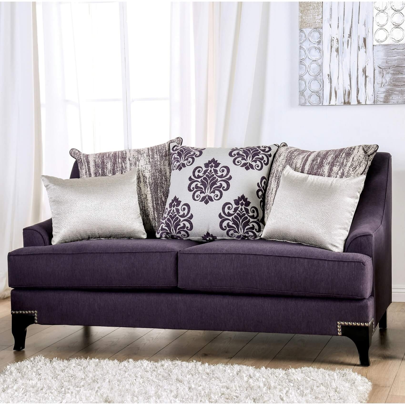 Sisseton Chenille Fabric Living Room Set