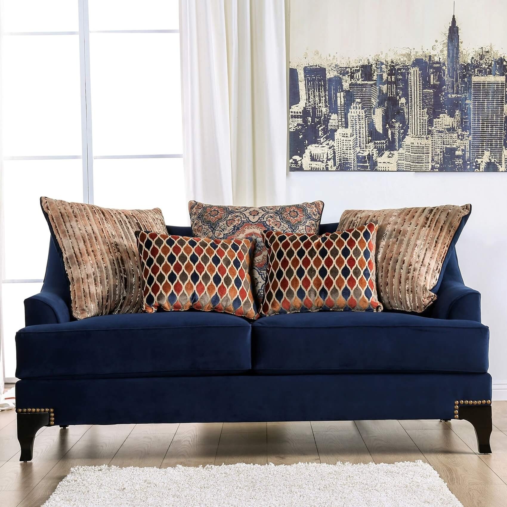 Sisseton Chenille Fabric Living Room Set