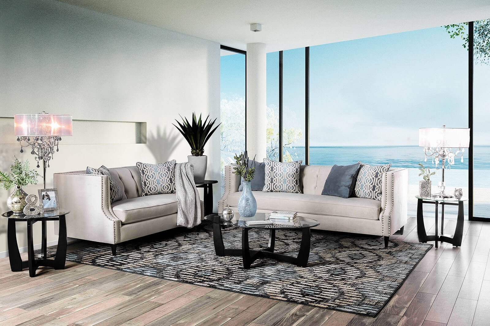 Tegan Fabric Living Room Set