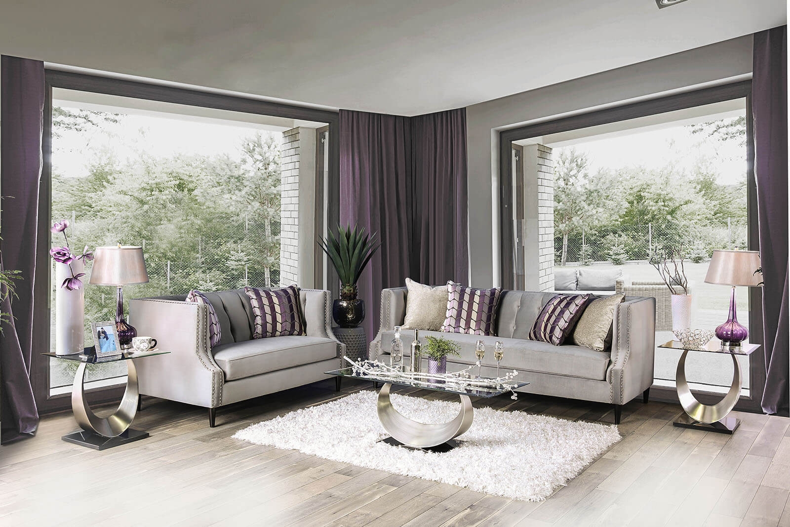 Tegan Fabric Living Room Set