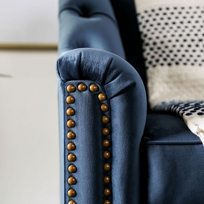 Martinique Fabric Tufted Loveseat