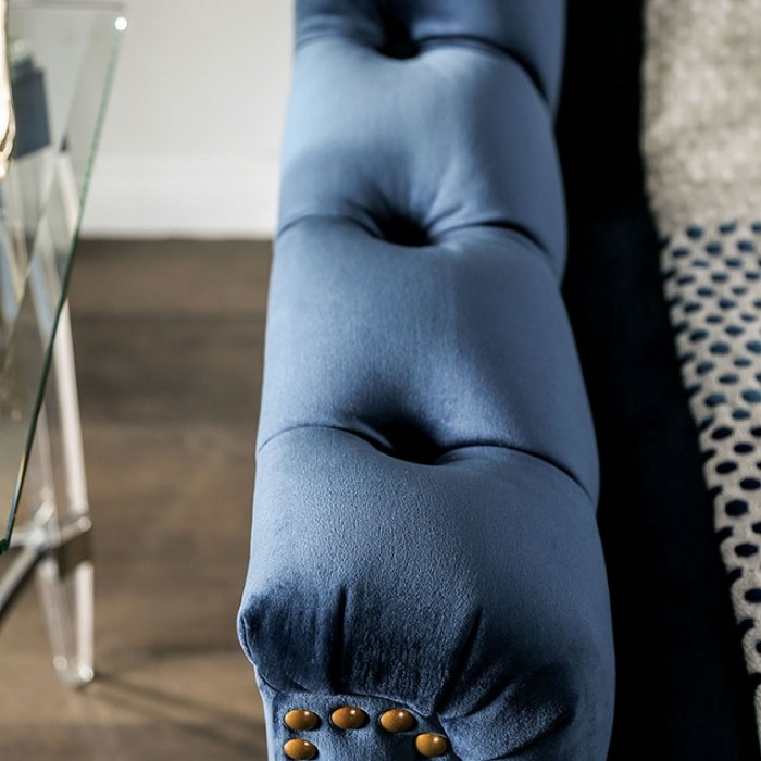 Martinique Fabric Tufted Loveseat