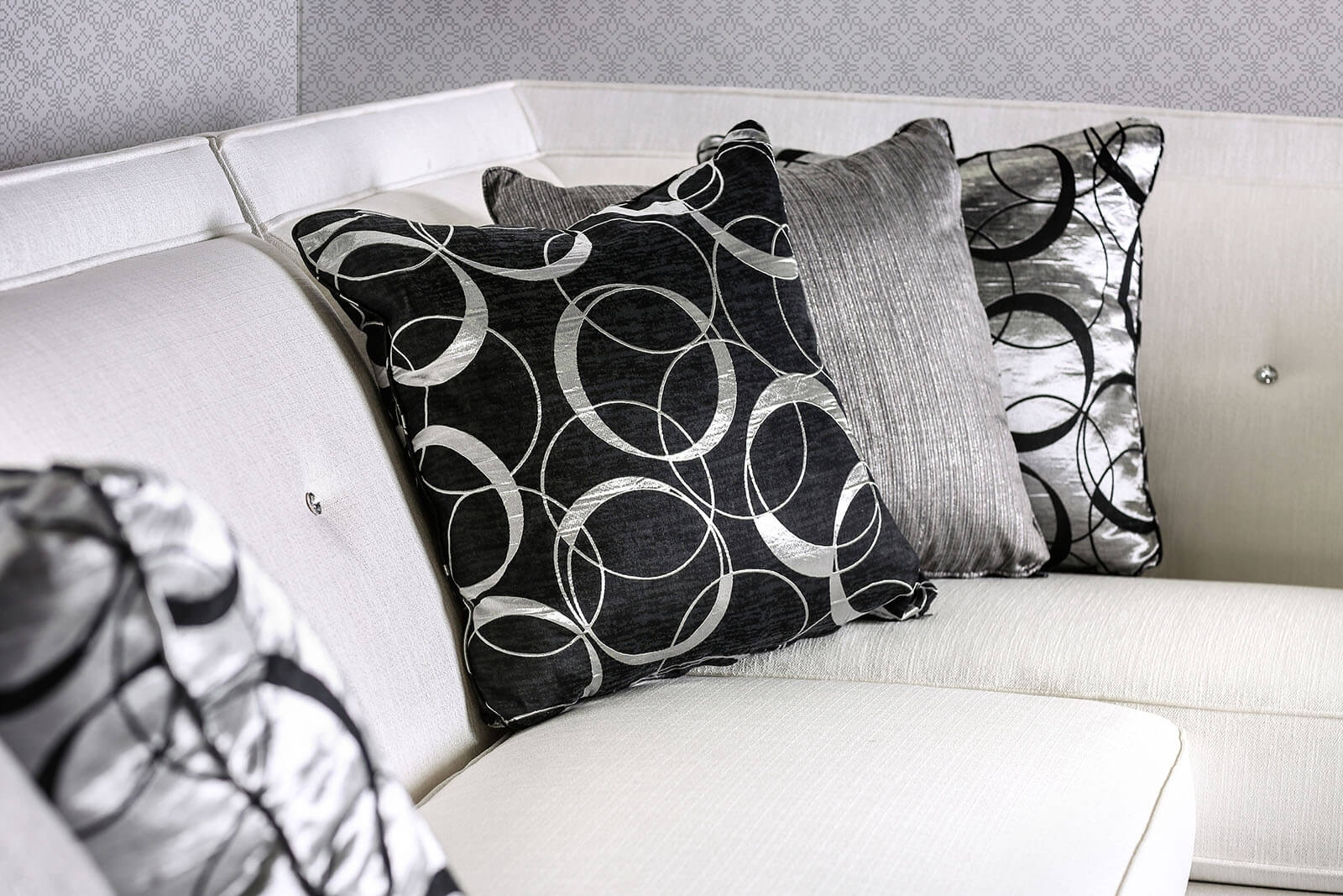 Betria Fabric L-Shape Sectional Sofa