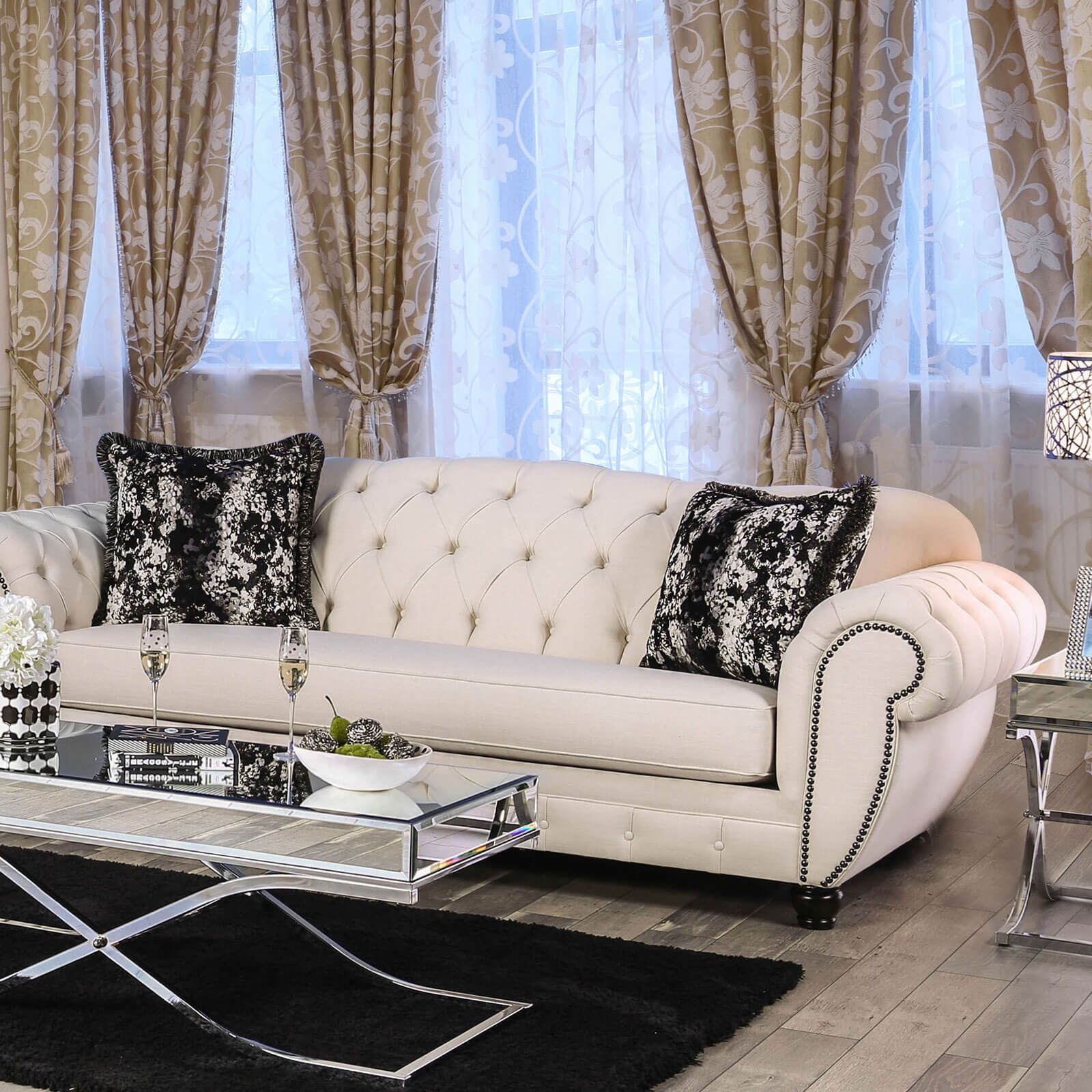 Gilda Fabric Living Room Set