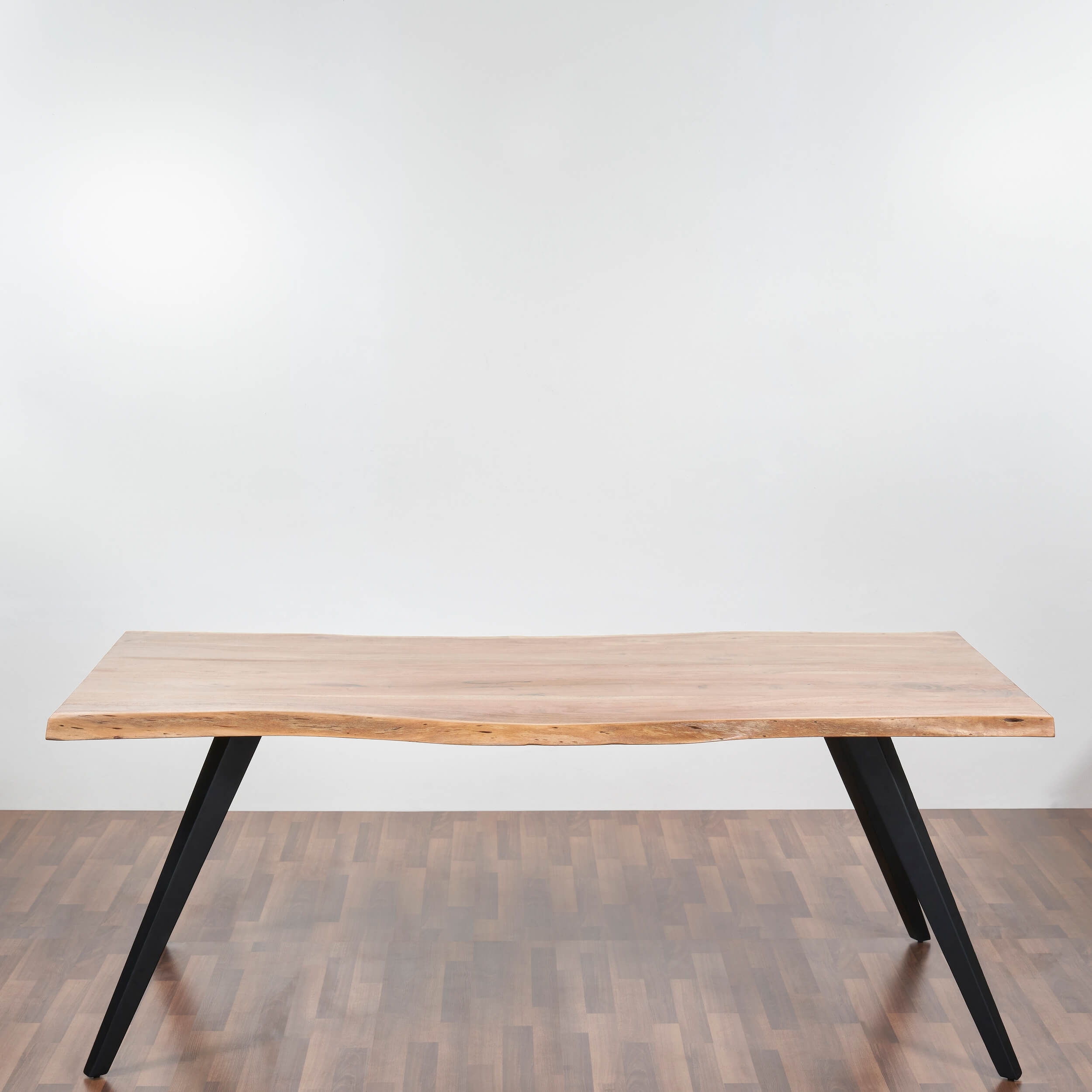 Summit 79" Live Edge Solid Wood Dining Table with 4 Legs