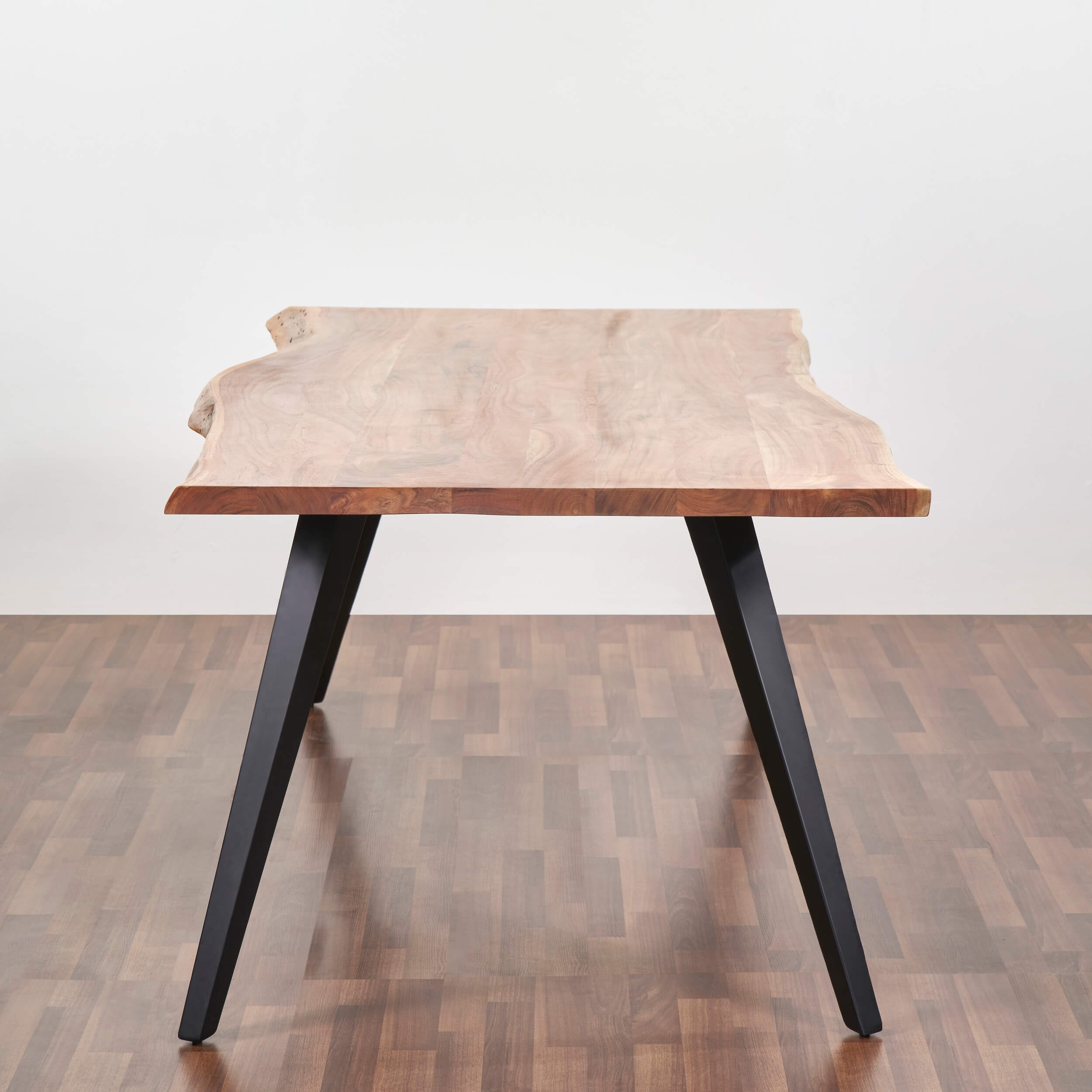 Summit 79" Live Edge Solid Wood Dining Table with 4 Legs