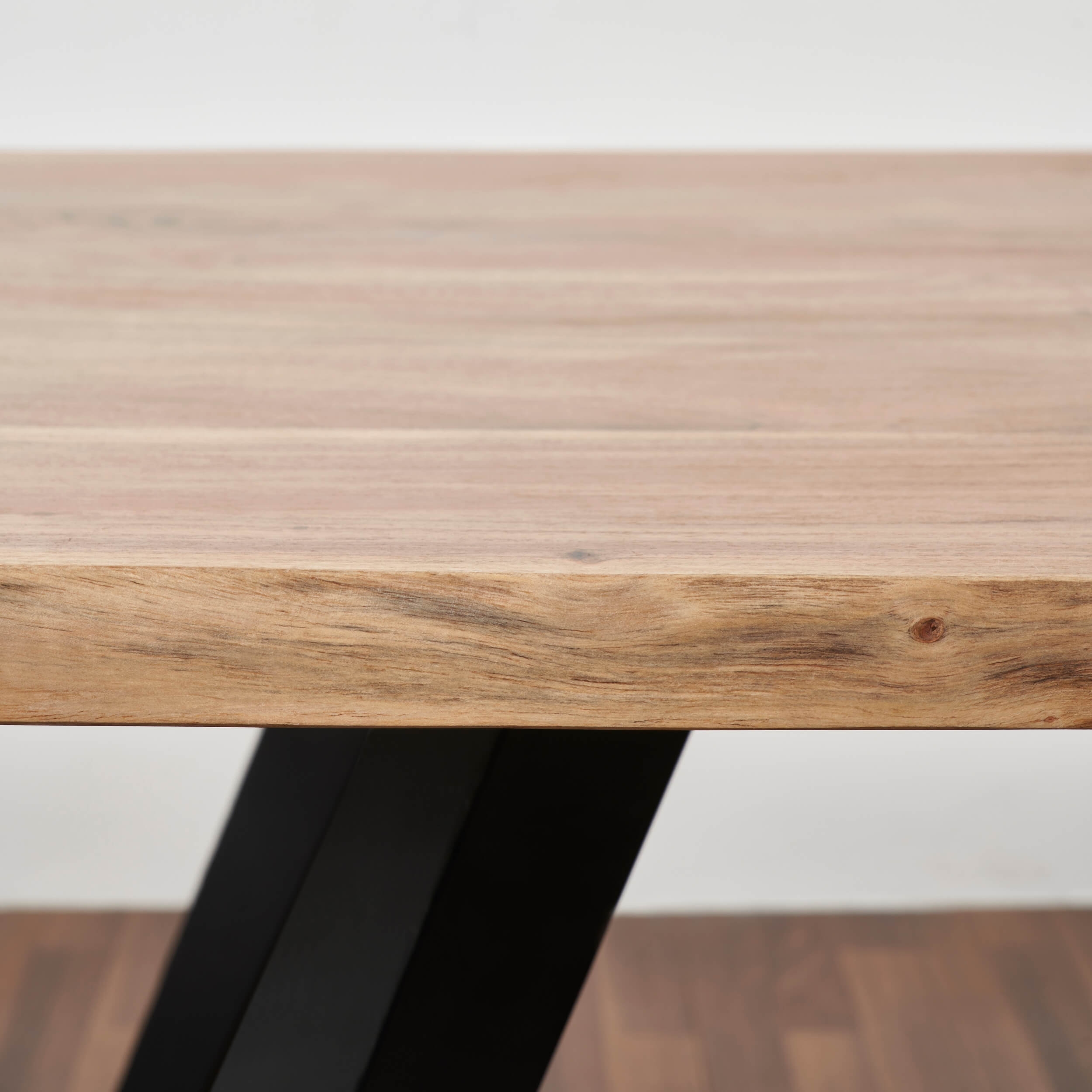 Summit 79" Live Edge Solid Wood Dining Table with 4 Legs