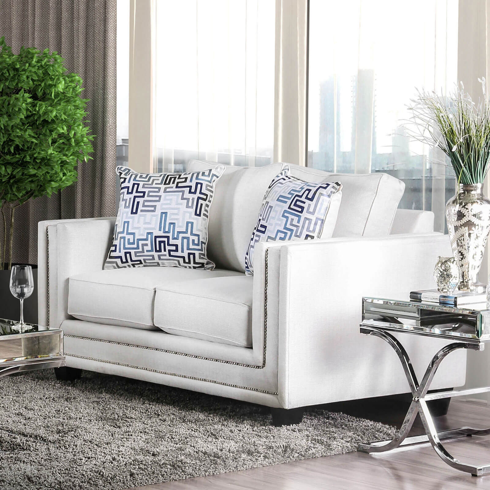 Ilse Fabric Living Room Set