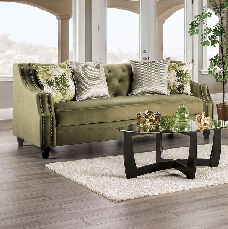 Kaye Fabric Tufted Living Room Set