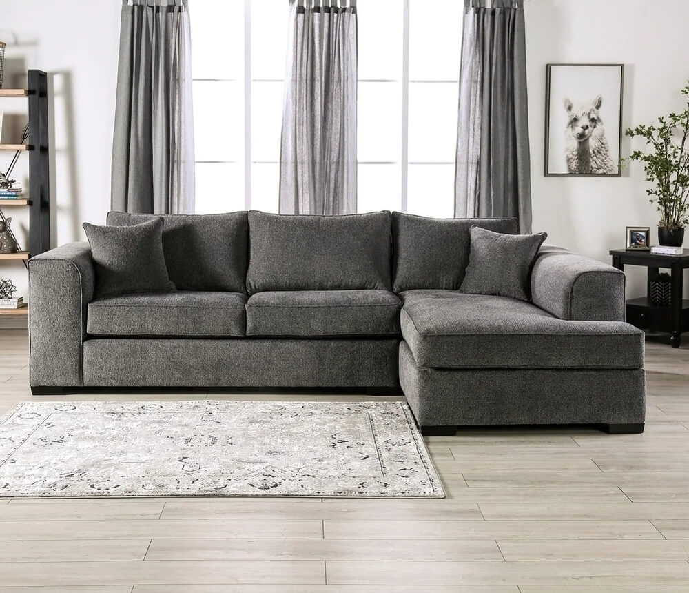 Degelis Fabric L-Shape Sectional Sofa