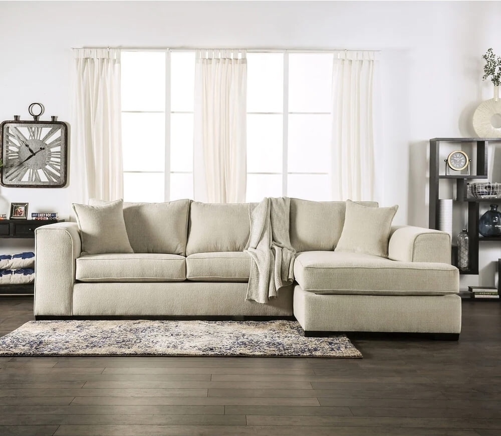 Degelis Fabric L-Shape Sectional Sofa