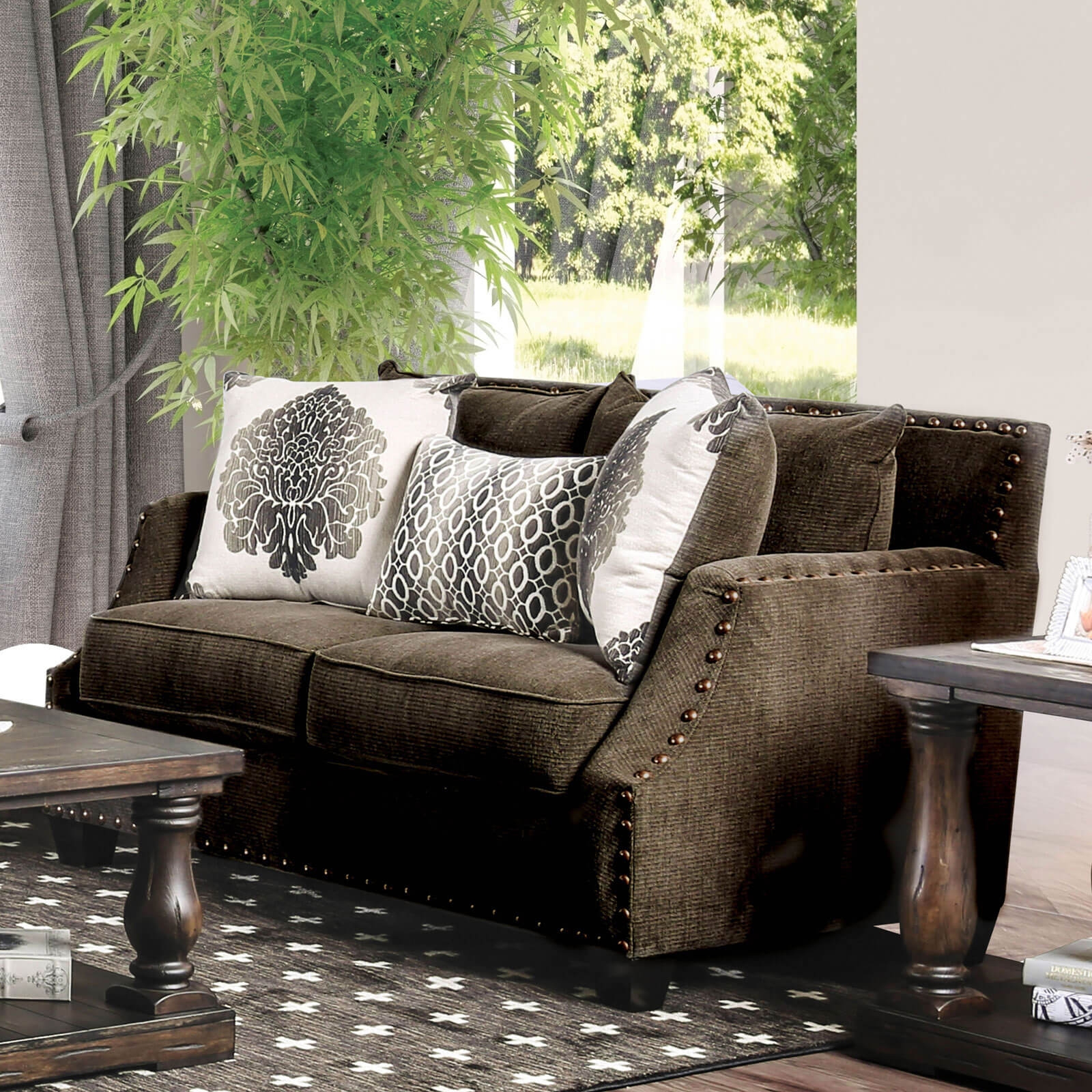 Cornelia Fabric Loveseat