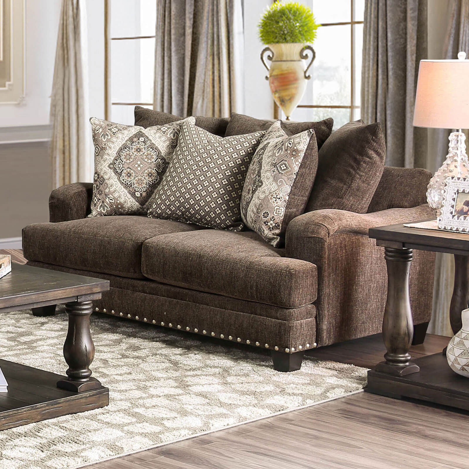 Pauline Fabric Living Room Set
