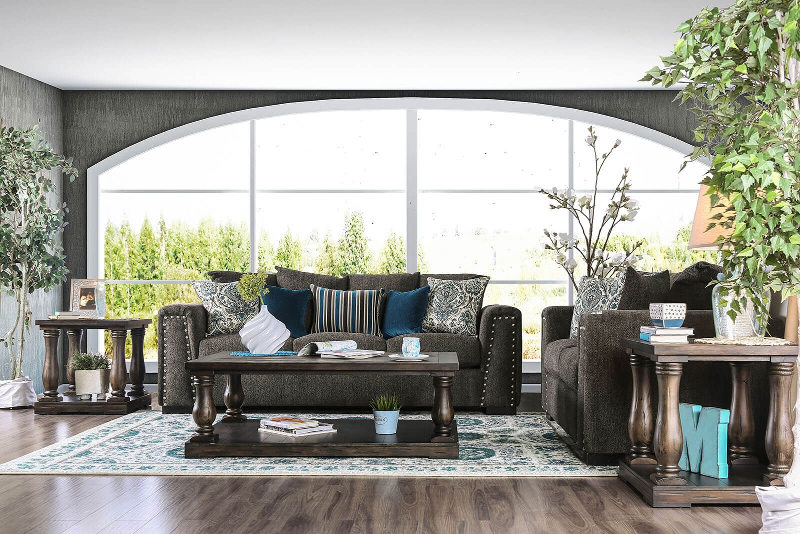 Pauline Fabric Living Room Set