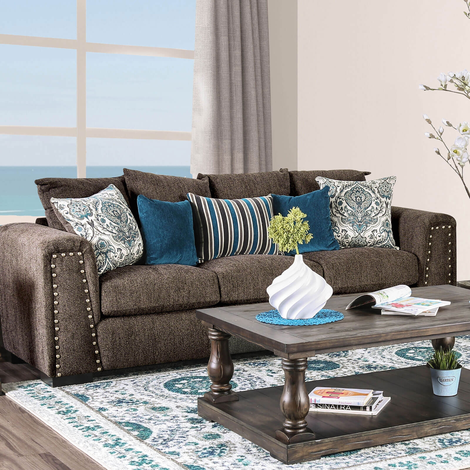 Pauline Fabric Living Room Set