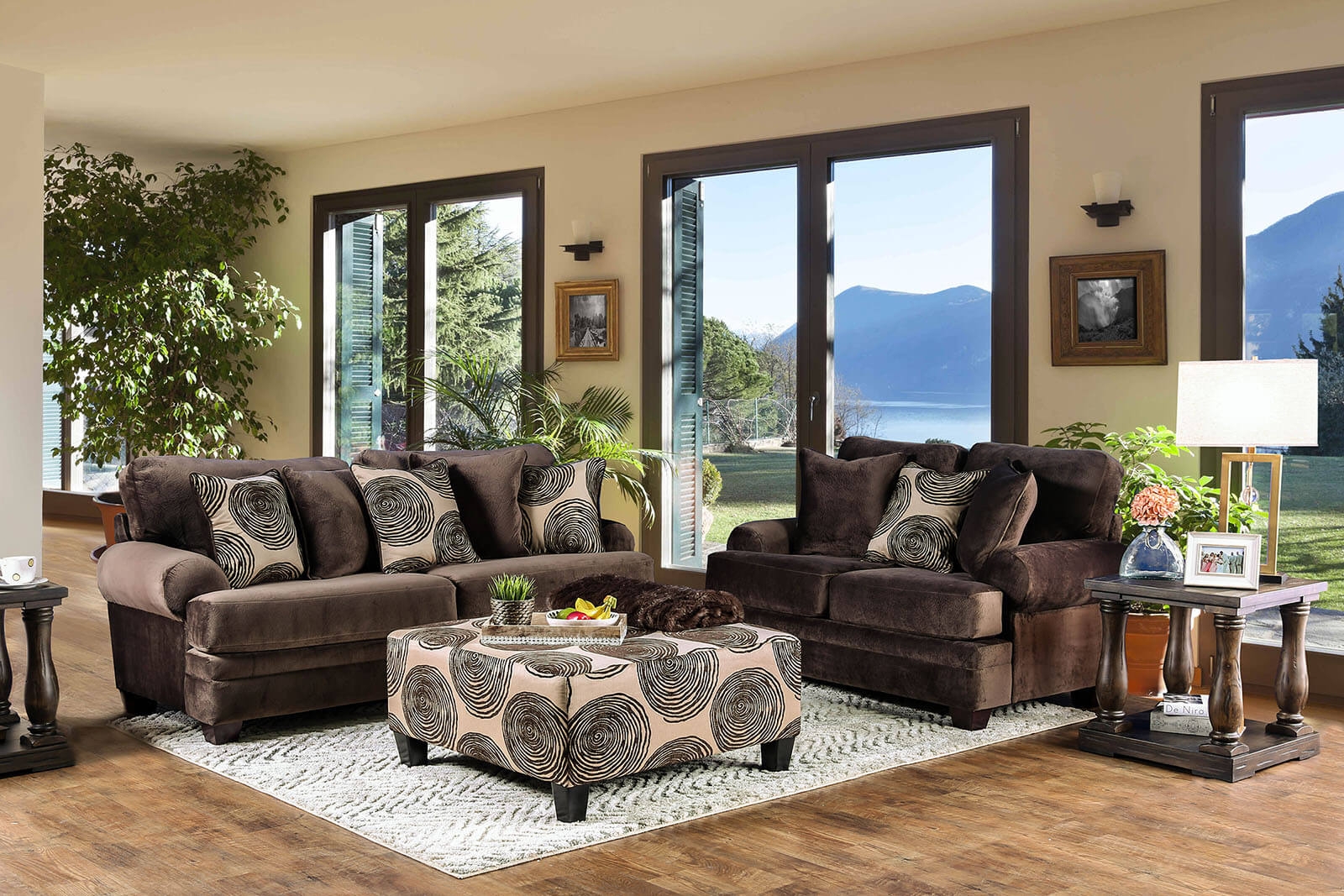 Bonaventura Fabric Living Room Set