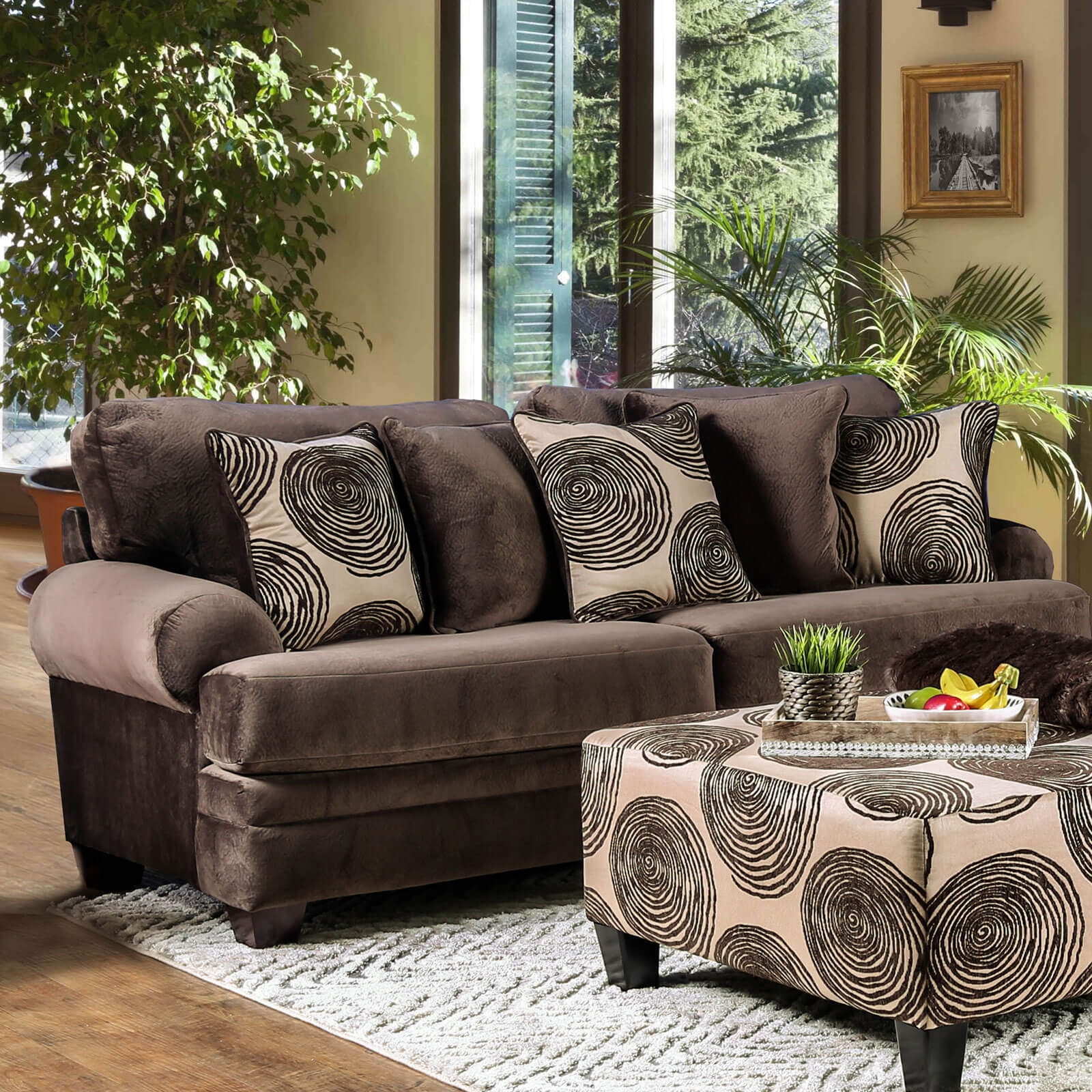 Bonaventura Fabric Living Room Set