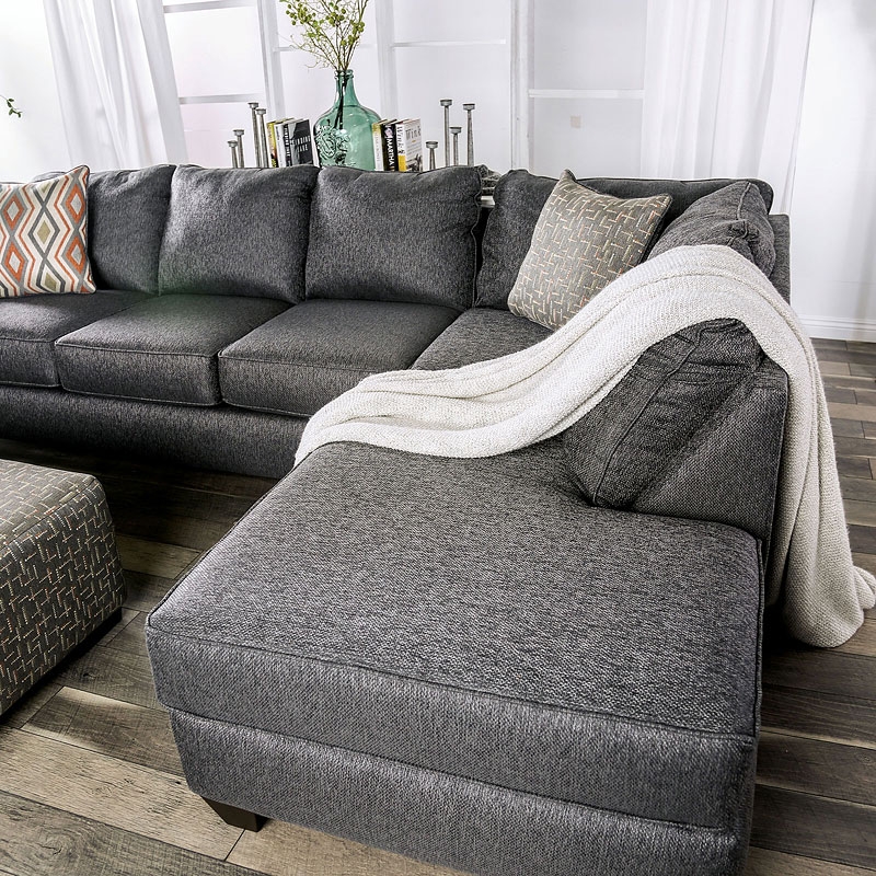 Earl Chenille Fabric L-Shape Sectional