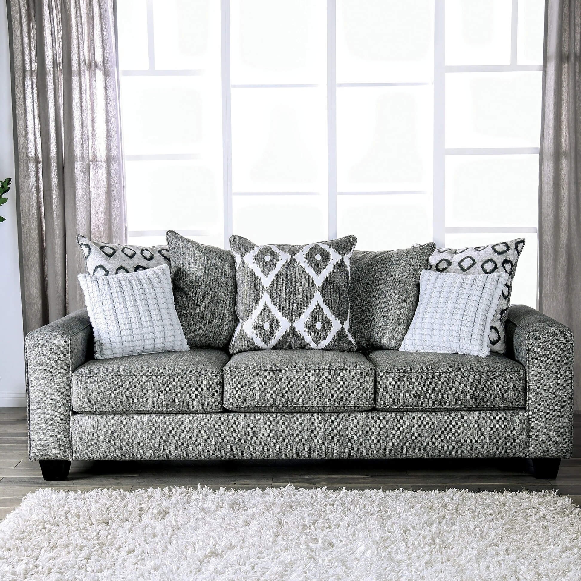 Basie Fabric Living Room Set