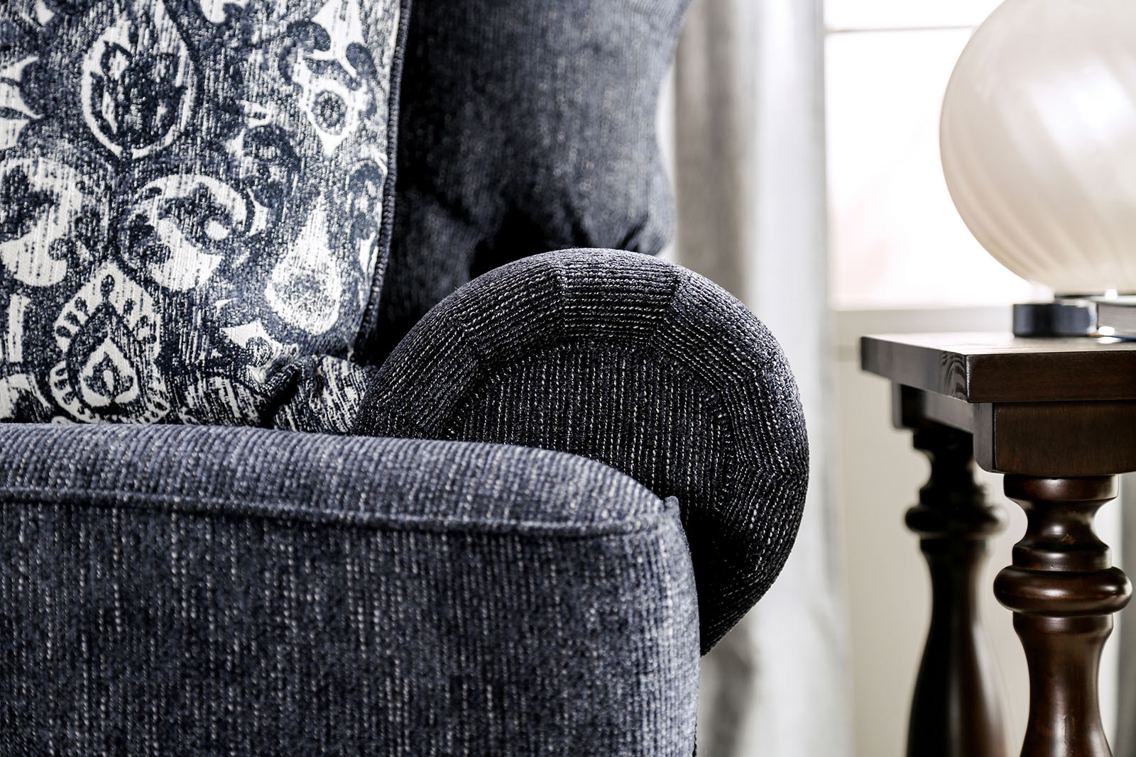 Hadleigh Chenille Fabric Chair