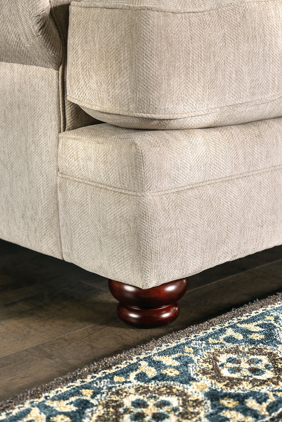 Hatfield Chenille Fabric Loveseat