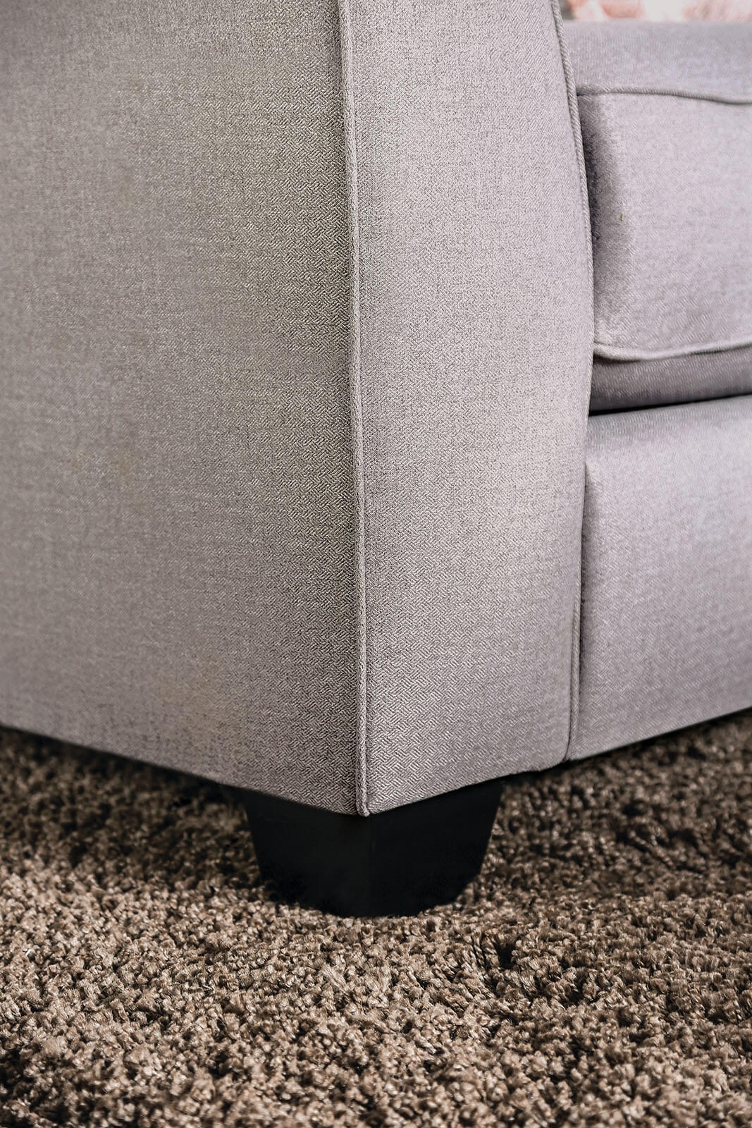 Harriden Fabric L-Shape Sectional Sofa