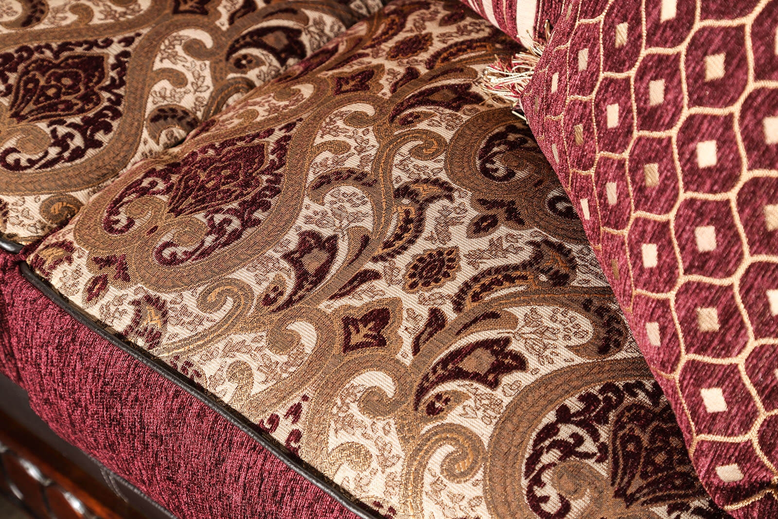 Franklin Fabric/Leatherette/Wood Chair