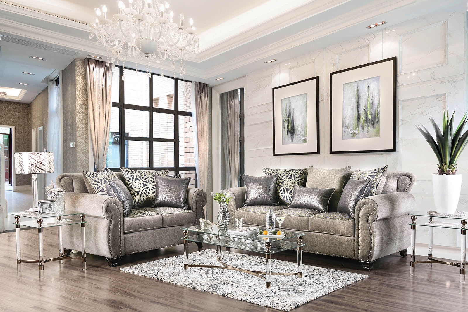 Sinatra Fabric Living Room Set