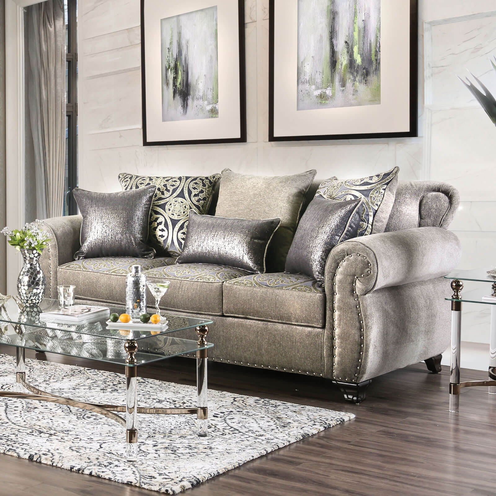 Sinatra Fabric Living Room Set