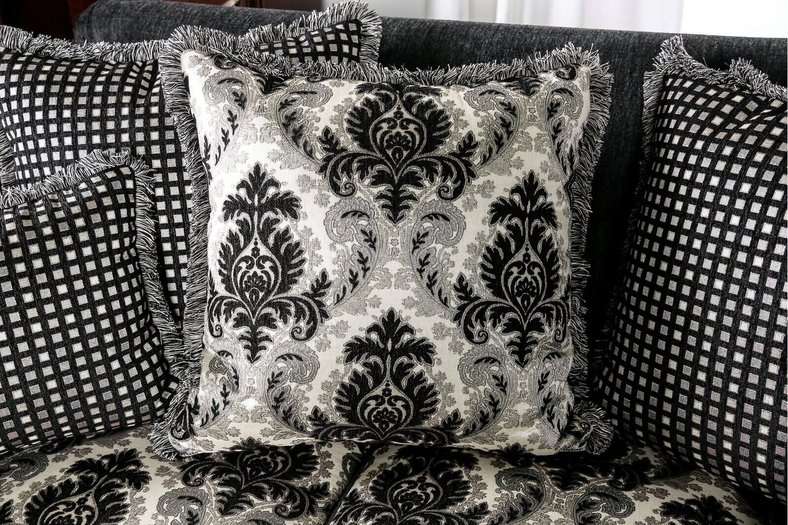 Whitland Fabric/Wood Loveseat