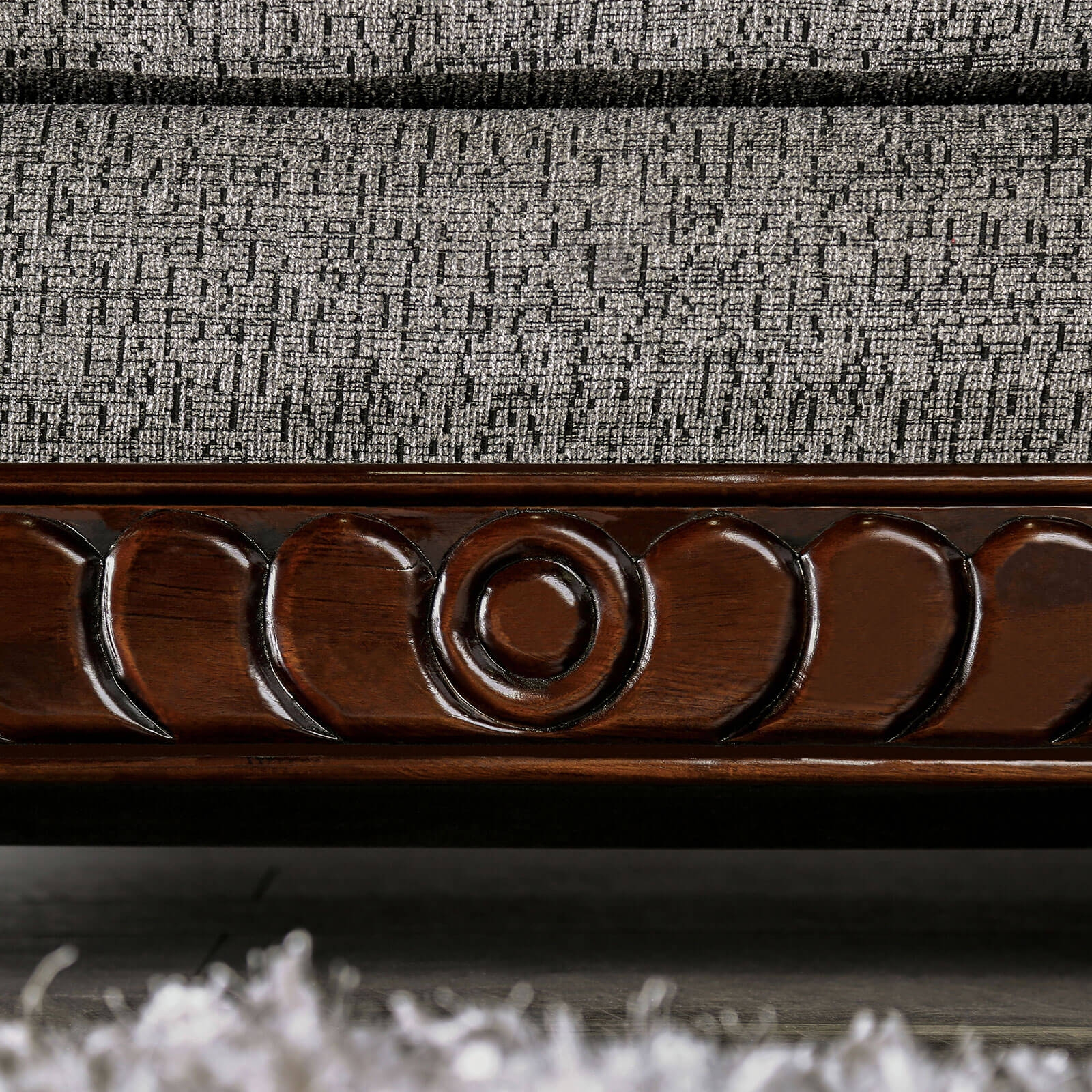 Whitland Fabric/Wood Sofa