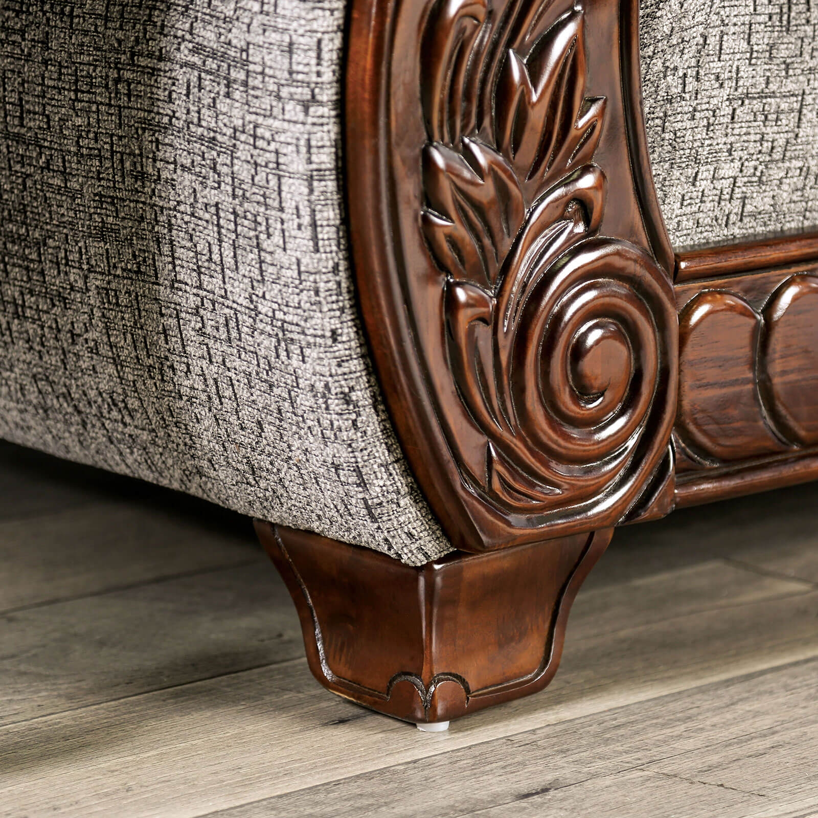 Whitland Fabric/Wood Loveseat